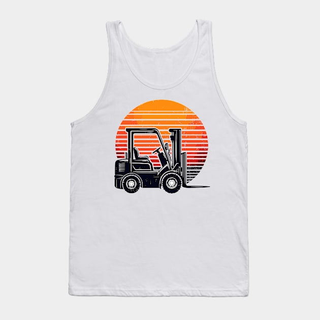 Forklift Tank Top by Vehicles-Art